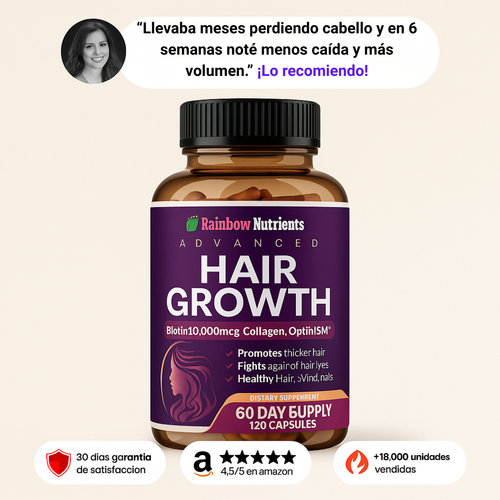 Hair Growth® – Cabello Más Largo, Fuerte y Hermoso Desde la Raíz