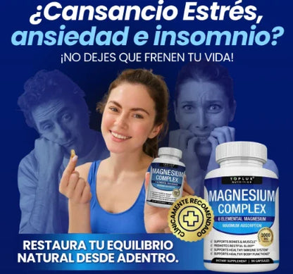 MAGNESIO COMPLEX 8 EN 1 - 1000MG (90 Cap)