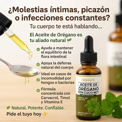 Aceite de Orégano l Aliado natural contra la cándida