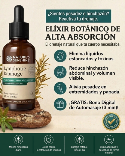 Dile Adiós a la inflamación crónica con Drenaje Linfático natural