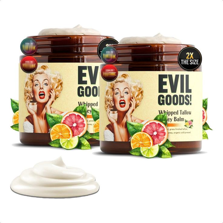 EVIL GOODS Bálsamo de miel y sebo de res Anti-Envejecimiento