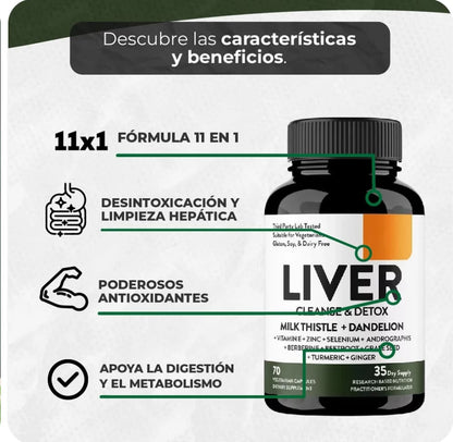 Liver Cleanse & Detox | Apoyo natural para tu bienestar digestivo y hepático
