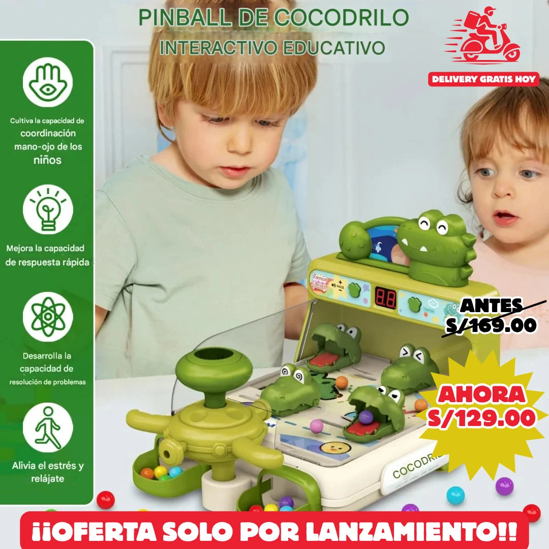 Mini Arcade " Crocodile Play "🐊