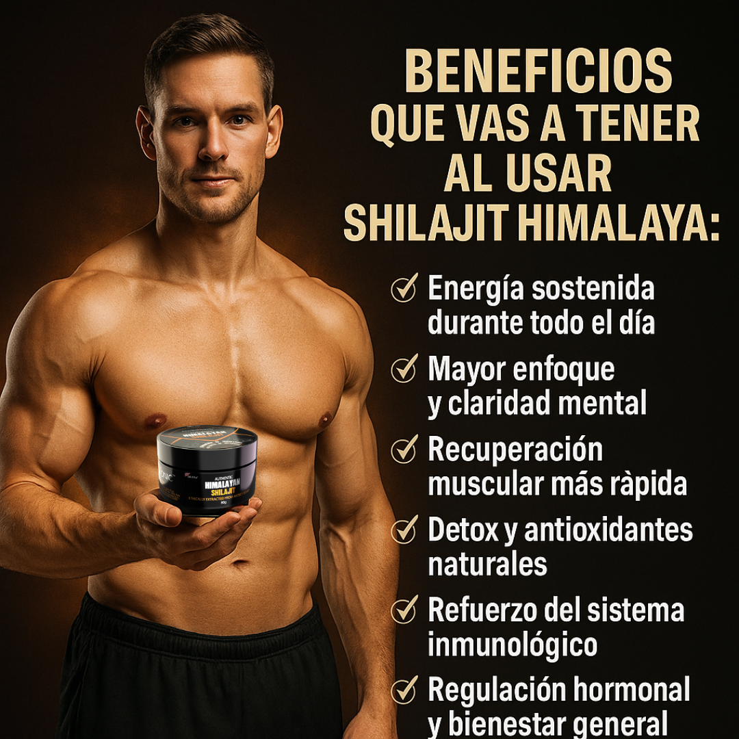 Shilajit del Himalaya™ ORIGINAL  - POTENCIADOR SEXUAL